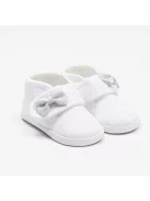 Baba cipők masnival New Baby fehér 12-18 h