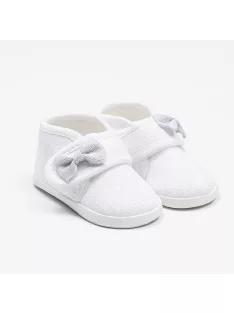 Baba cipők masnival New Baby fehér 12-18 h