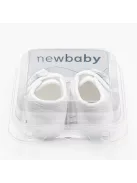 Baba cipők masnival New Baby fehér 12-18 h