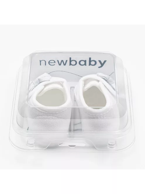 Baba cipők masnival New Baby fehér 12-18 h
