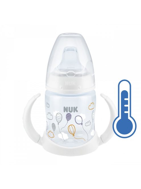Baba tanuló itatópohár NUK hőmérséklet jelzővel 150 ml fehér