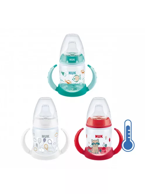 Baba tanuló itatópohár NUK hőmérséklet jelzővel 150 ml fehér