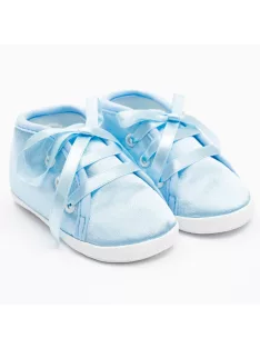 Baba szatén cipő New Baby kék 12-18 h