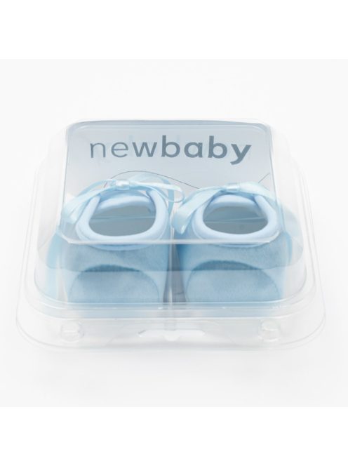 Baba szatén cipő New Baby kék 12-18 h