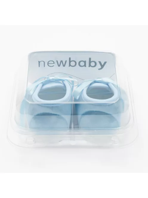 Baba szatén cipő New Baby kék 12-18 h