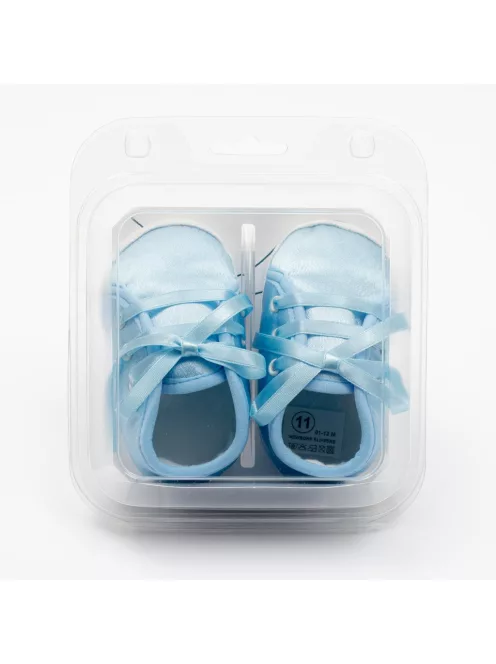 Baba szatén cipő New Baby kék 12-18 h