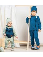Baba pamut pulóver kapucnival Nicol Ivo kék