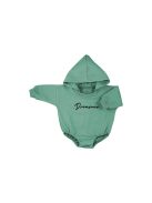 Hosszú ujjú baba body kapucnival baggy Koala Dreamer zöld