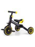 Gyerek háromkerekű bicikli 3az1-ben Milly Mally Optimus black