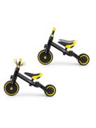 Gyerek háromkerekű bicikli 3az1-ben Milly Mally Optimus black