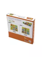 Fa képes kirakó puzzle Viga formák és autók