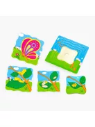 Fa puzzle  Viga lepke fejlődése