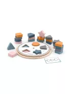 Fa puzzle Viga formák és színek