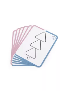 Fa puzzle Viga formák és színek