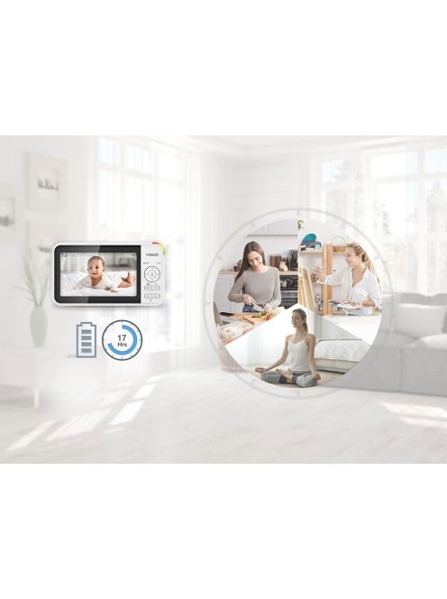 Video bébiőr LCD+Kamera Vtech BM5550 Baglyócska
