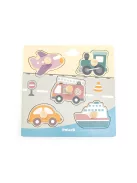 Fa puzzle járművek Viga