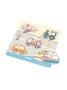Fa puzzle járművek Viga