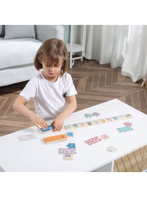 Fa puzzle számokkal Viga