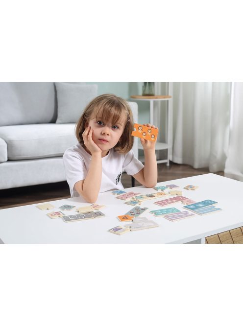 Fa puzzle számokkal Viga