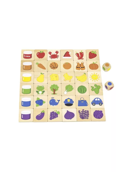 Fa puzzle színek Viga