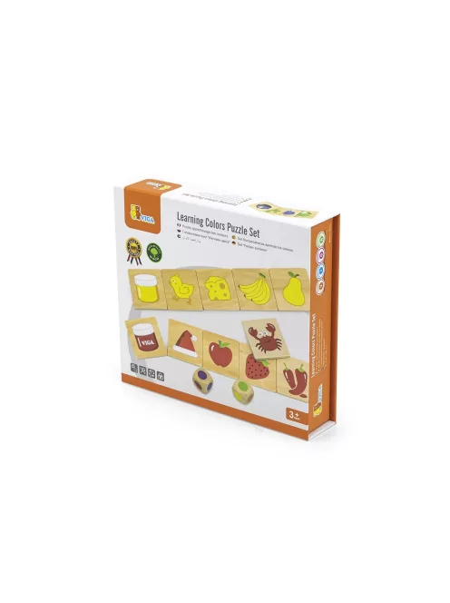 Fa puzzle színek Viga