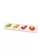 Fa puzzle zöldség Viga
