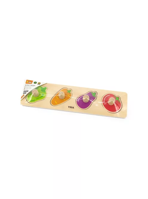 Fa puzzle zöldség Viga