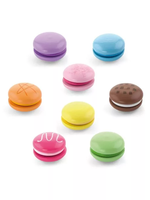 Dús szivárványos macaronok Viga