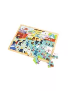 Fa puzzle Viga Tűzoltók