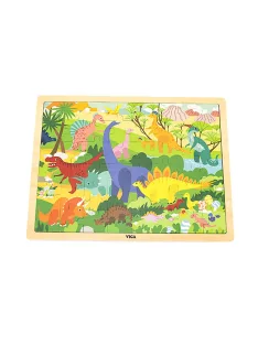 Fa puzzle Viga TDinoszauruszok