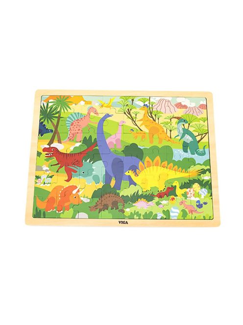 Fa puzzle Viga TDinoszauruszok