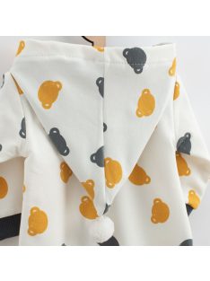 Baba kezeslábas New Baby Little One szürke