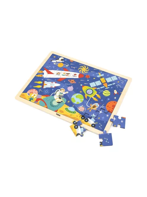 Fa betétes puzzle Világegyetem Viga 48 db