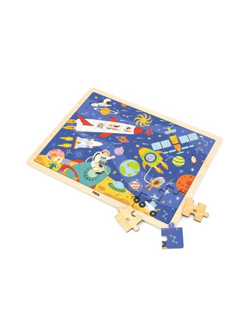 Fa betétes puzzle Világegyetem Viga 48 db
