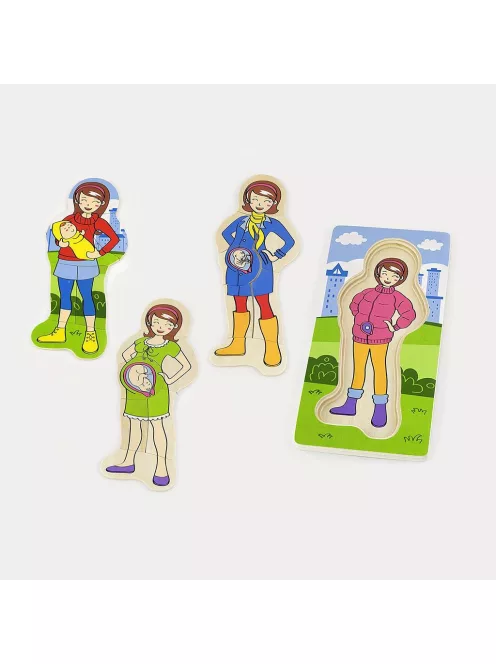 Fa puzzle  Viga Hogyan növekszik a kisbaba