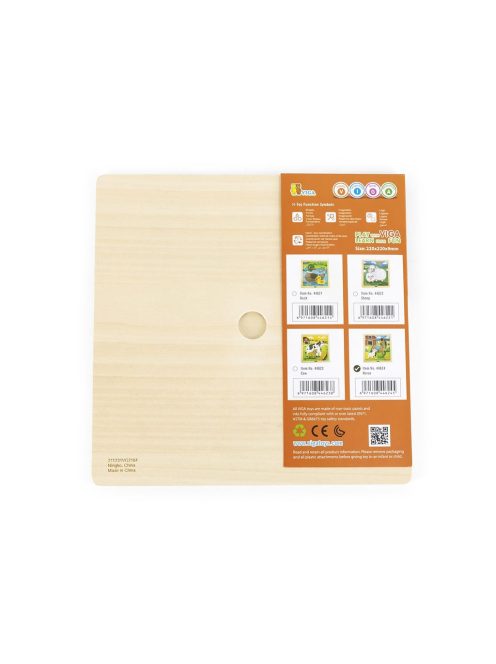 Fa képes kirakó puzzle Viga 9 db Ló