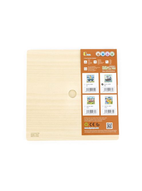 Fa képes kirakó puzzle Viga 9 db Hajó