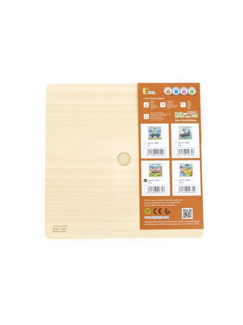 Fa képes kirakó puzzle Viga 9 db Vonat