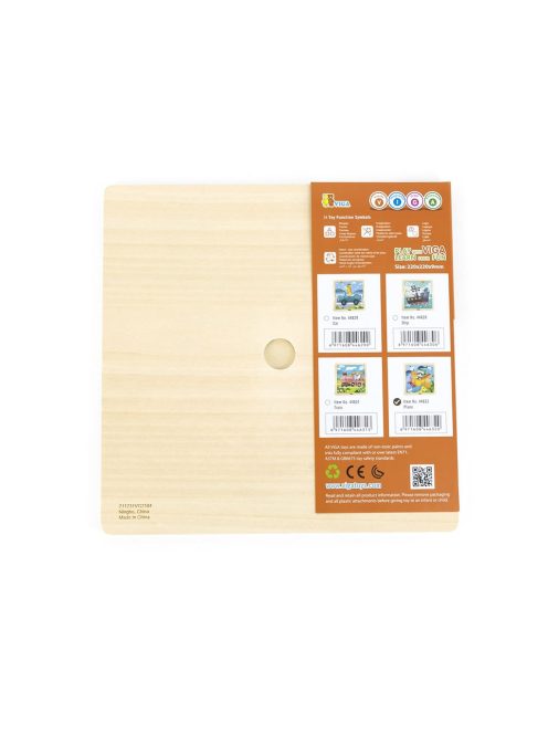 Fa képes kirakó puzzle Viga 9 db Repülőgépek