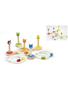 Fa játék Viga Throwing Rings