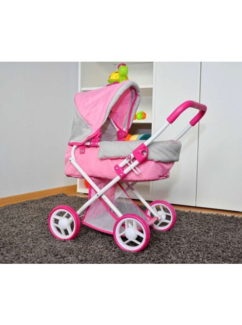 Játék babakocsi babáknak Milly Mally Alice Prestige Pink