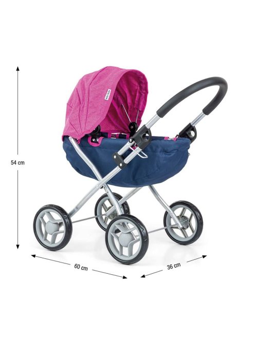 Játék babakocsi babáknak Milly Mally Dori Prestige Navy