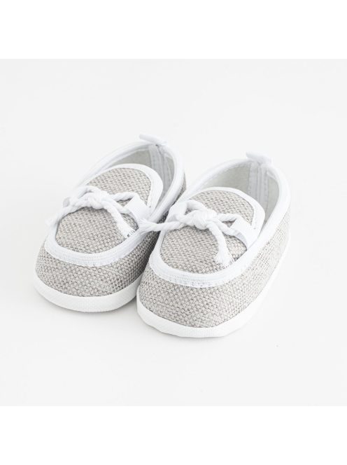 Baba mokaszin New Baby szürke 0-3 h