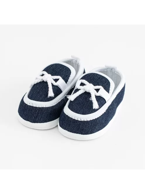 Baba mokaszin New Baby kék 0-3 h