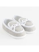 Baba mokaszin New Baby szürke 6-12 h