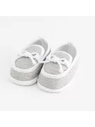 Baba mokaszin New Baby szürke 12-18 h