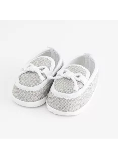 Baba mokaszin New Baby szürke 12-18 h