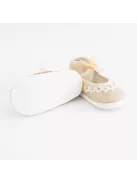 Baba csipke cipő New Baby barna 12-18 h