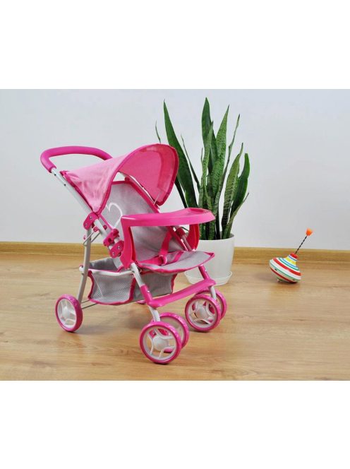 Játék sport babakocsi babáknak Milly Mally Kate Prestige Pink
