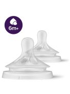 Tartalék cumi Avent Natural Response 6 a zabkásán 6+ - 2 darab